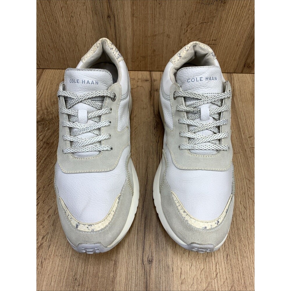Cole Haan GrandPro Downtown W22935 Women'sCream Leather Sneaker Shoes Size 10 B - Picture 4 of 16